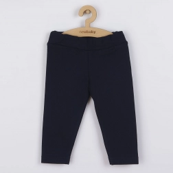 Babykatoenen leggings New Baby – donkerblauw