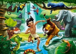 Puzzel 120 stukjes Jungleboek