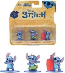 Metalen figuurtjes STITCH – set van 3 stuks (4 cm) van Jada Toys