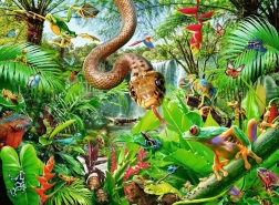 Ravensburger puzzel Reptile Resort 300 stukjes