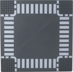 Bouwplaat voor blokken – kruispunt 26 × 26 cm