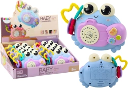 Krab camera rammelaar projector geluiden batterij blauw