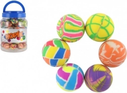 Gekleurde stuiterballen 3,2 cm mix kleuren - 1 stuk