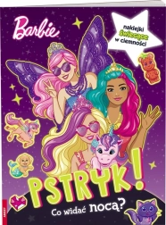 Barbie Dreamtopia: Wat zie je ’s nachts? interactieve stickerboek met lichtgevende stickers