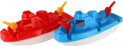 Plastic vissersboot voor in het water, 2 kleuren, 28 cm