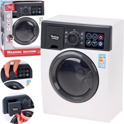 Interactieve automatische speelgoedwasmachine voor kinderen met verlichting en draaiende trommel