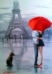 Enjoy Puzzel Parijs voor twee 1000 stukjes