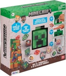 Minecraft 3D stickerfabriek Creeper