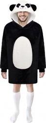Warme hoodie-deken met capuchon PANDA Cozy Noxxiez voor tieners en volwassenen