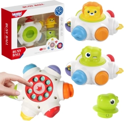 Woopie Kosmische Raket Activiteitenkubus - Educatieve Sensorische Kubus 18m+