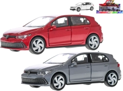 Metalen automodel Volkswagen Golf 8 GTI met terugtrekmotor