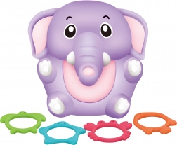 Olifant voor in bad met ringen