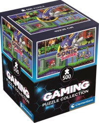 Puzzel CLEMENTONI Gaming Collection Sonic II 500 stukjes