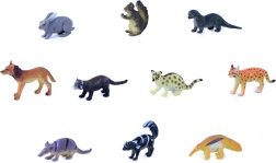 bosdieren mini dierentuin – set van 10 figuurtjes in zakje