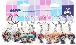 Anime sleutelhanger mix 10 st.