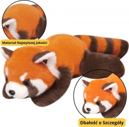 Pluchen Rode Panda met uitgebalanceerde pootjes 30 cm