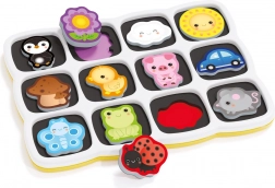 Quercetti Smart Puzzle Magnetico: Kleuren en Eerste Woordjes