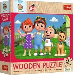 Houten puzzel Wesoły CoComelon 24 stukken