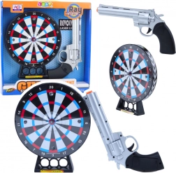 Laserrevolver met doelwit voor kinderen