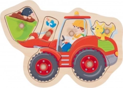 Houten inlegpuzzel shovel Goki