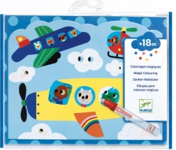 DJECO waterkleuren luchtvervoer