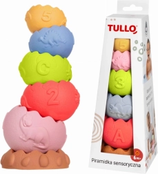 Pastelkleurige sensorische piramide Tullo