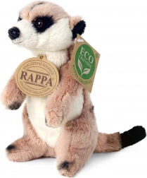 Rappa pluche stokstaartje staand 14 cm eco-friendly