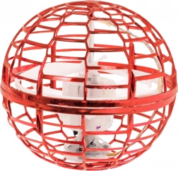 Vliegende bal met gebarenbediening en LED-verlichting – Rood