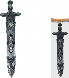 Carnavals plastic zwaard met schede