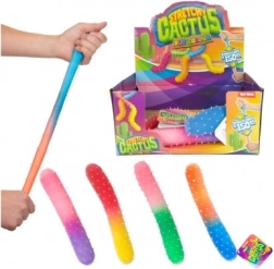 Stressverlagende speelgoed cactus siliconen 24 cm