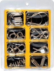 Set van metalen puzzels 8 stuks