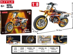 Bouwset motor cross 475 onderdelen
