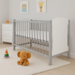 Kinderledikant New Baby Elsa wit-grijs