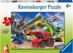 Ravensburger puzzel Bouwmachines 60 stukjes