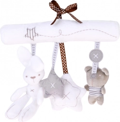 Zachte hangende speelgoed voor kinderwagen en wieg met geluiden en melodie