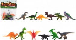 Mini dino's – plastic figuren 6-7 cm, 12 stuks
