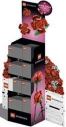 lego botanicals display slim – set bloemen