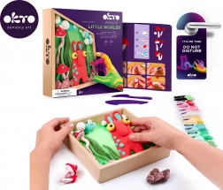 okto modelleren – kleine wereld in een lijst kabouter 21 × 21 cm