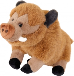 Pluchen Knuffel Wild Zwijn Bruin 25 cm