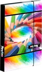 A5 schriftendoos Potloden met elastiek