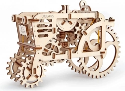 Houten mechanische 3D-puzzel tractor UGEARS (97 stukjes)