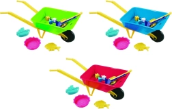 Kinderkruiwagen met zandspeelgoedset 70 cm