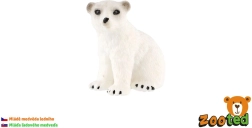 Figurine van een ijsbeerjong van 4 cm