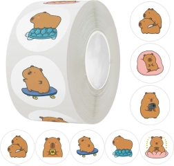 Sticker set met capibara - 500 stuks