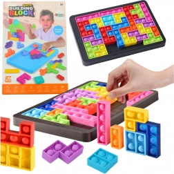 Sensorisch speelgoed Tetris Pop-It Puzzel 3-in-1