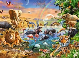 Ravensburger Puzzel Savanne Jungle 100 stuks
