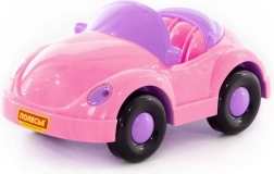 Roze kinder cabrio auto Veronika zonder aandrijving 26 cm