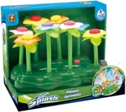 Sproeiende tuinbloem