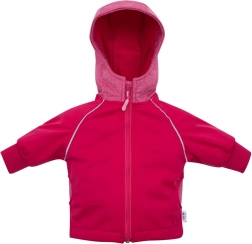 Roze softshell kinderjasje