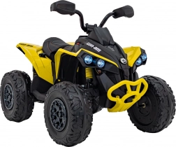 elektrische kinderquad Maverick ATV geel 24V